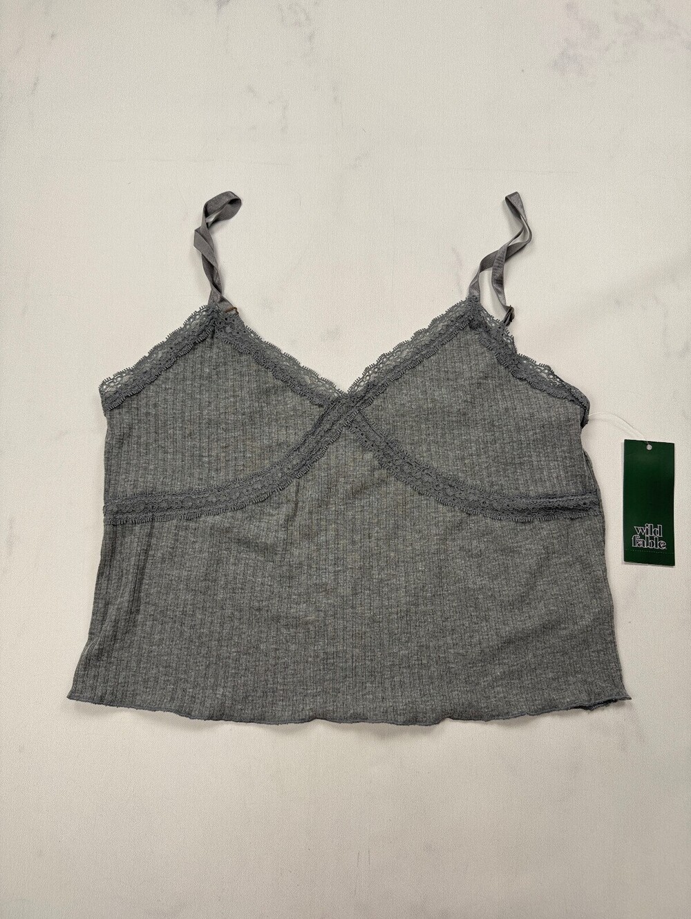 Wild Fable Tank Gray Modern Feminine - Womens L